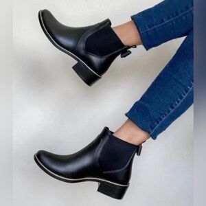 Kate Spade New York Black Sedgewick Ankle Rain Boots Size 6